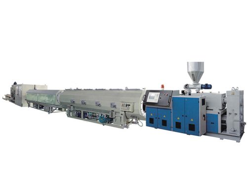 PVC profile extrusion line